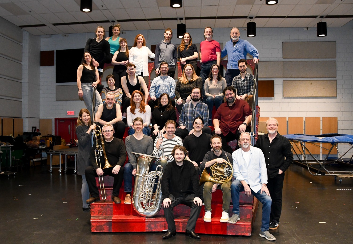 Nos photos de la répétition médiatique de Clown(s) - BP Arts Média