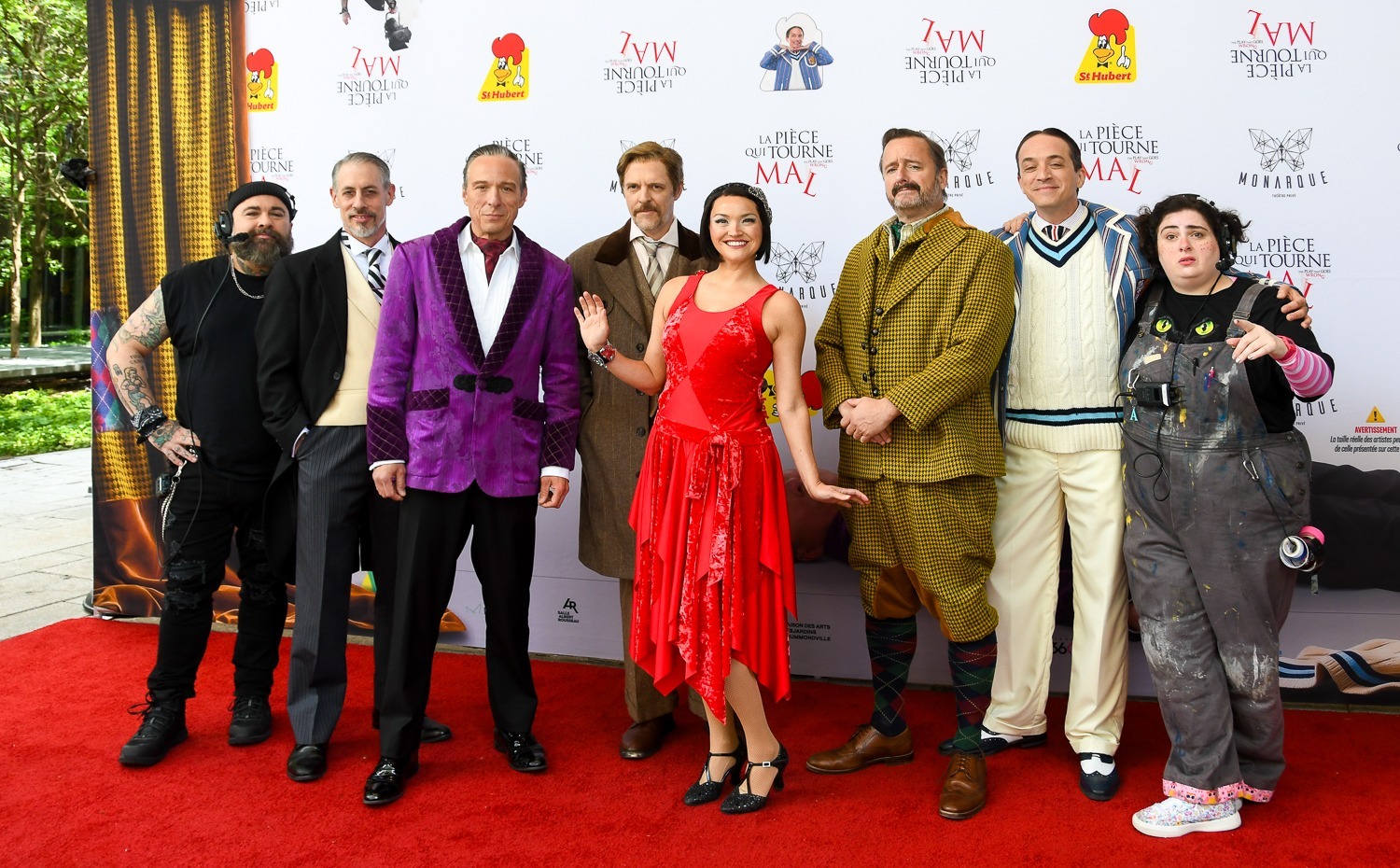 Nos photos du tapis rouge de La pièce qui tourne mal